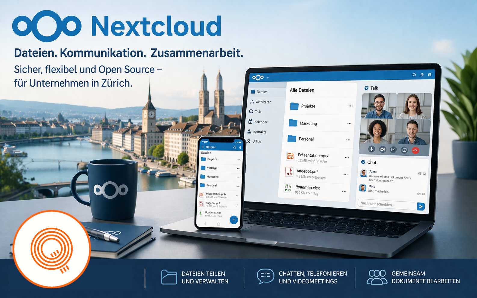 Vormarsch der Open Source Plattform Nextcloud für Dateiablage, Team ...