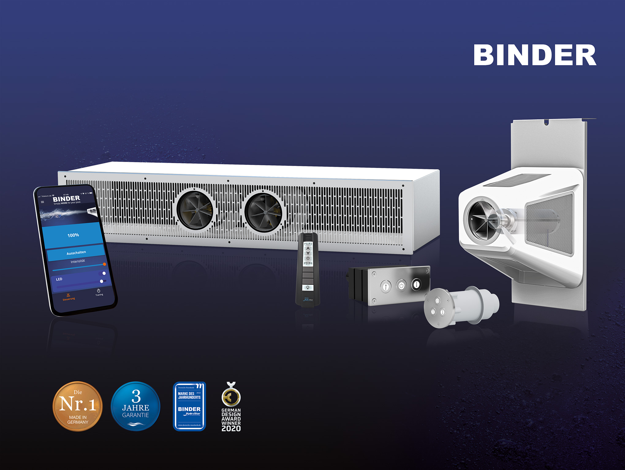 HydroStar bringt TriathlonFeeling in den Pool, BINDER GmbH & Co. KG