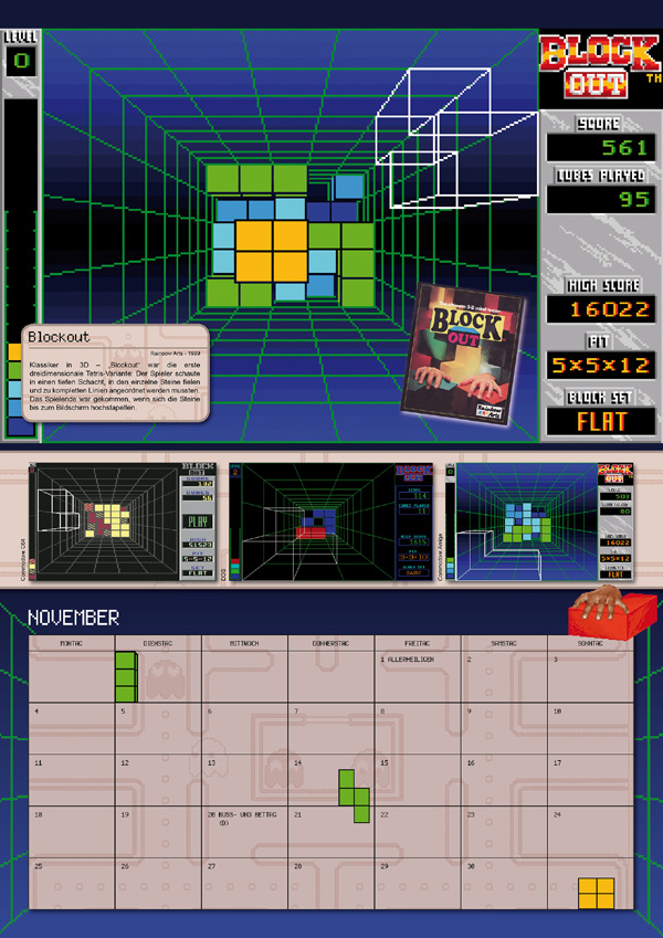 Retro Games Kalender 2025 