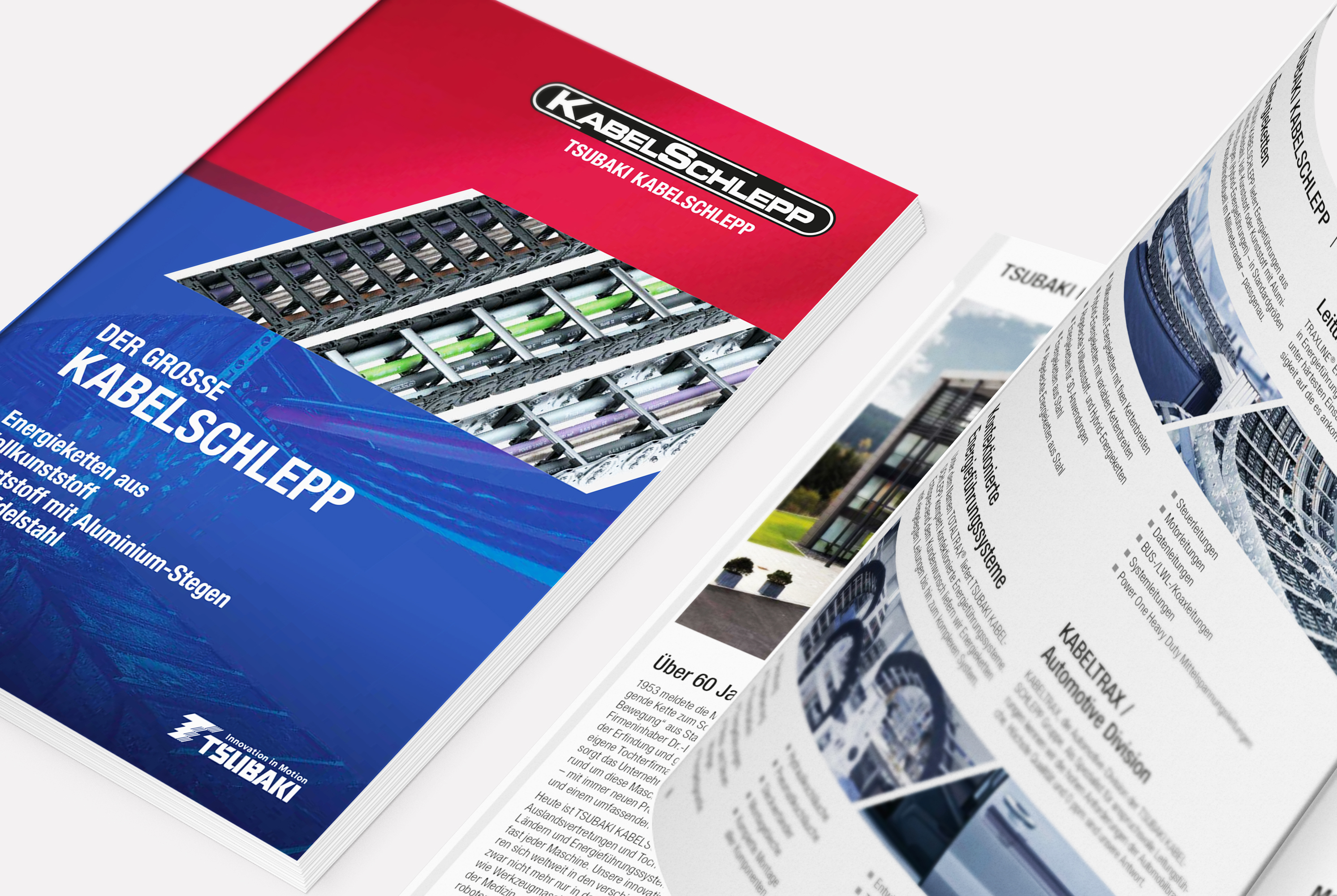 TSUBAKI KABELSCHLEPP präsentiert neues KatalogKonzept, TSUBAKI