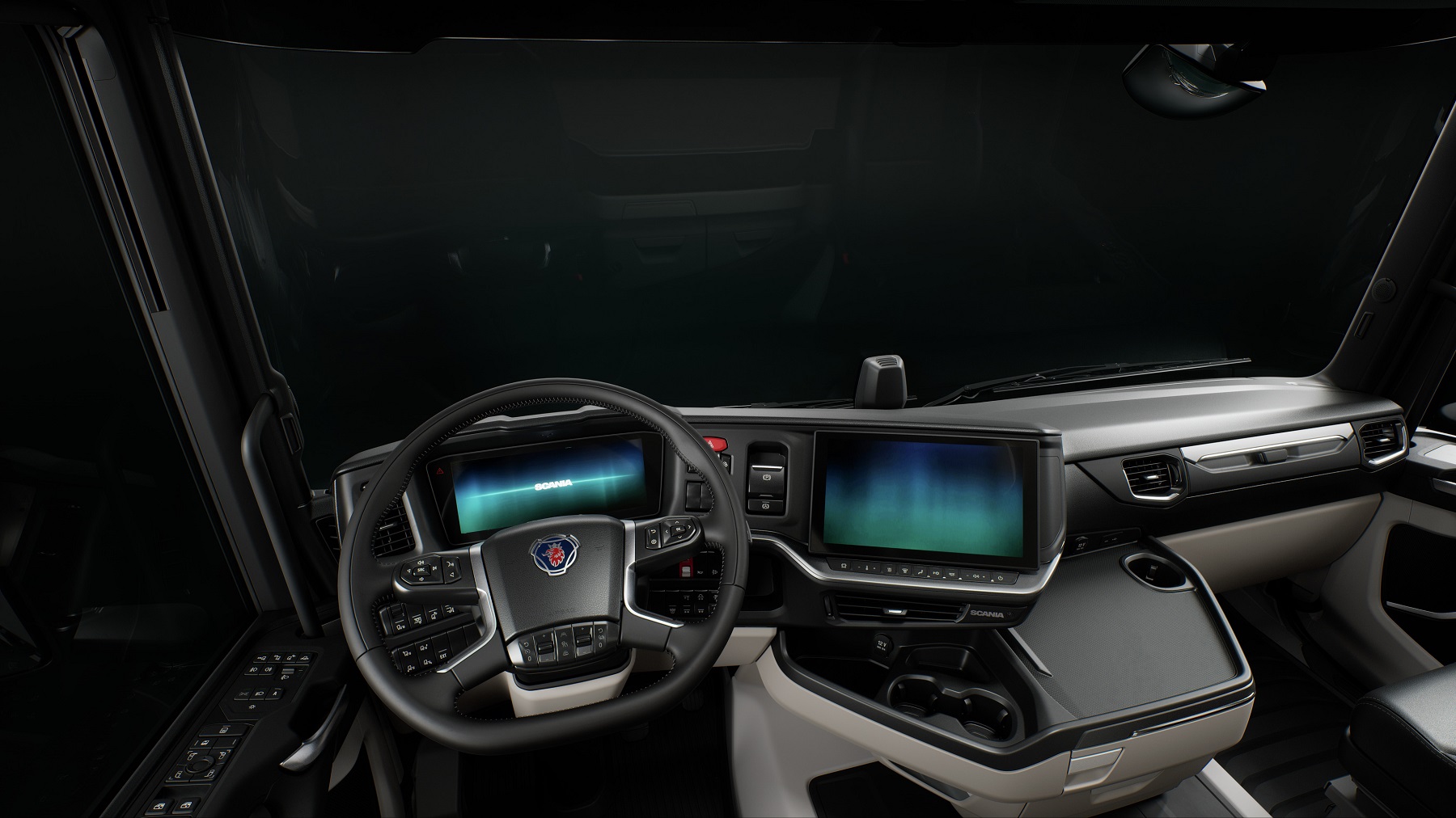 Scania bringt sein digitales Cockpit "Smart Dash" ab 2024 in Serie