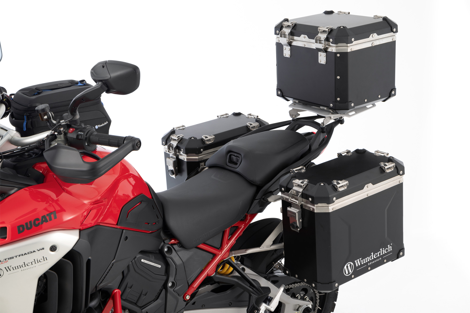 Der Wunderlich Topcaseträger EXTREME für die Ducati Multistrada V4 ...
