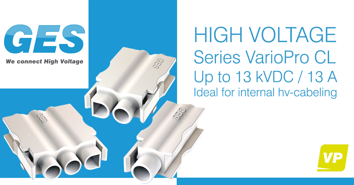 GES miniature cliplock 13 kVDC High Voltage Connectors, GES High