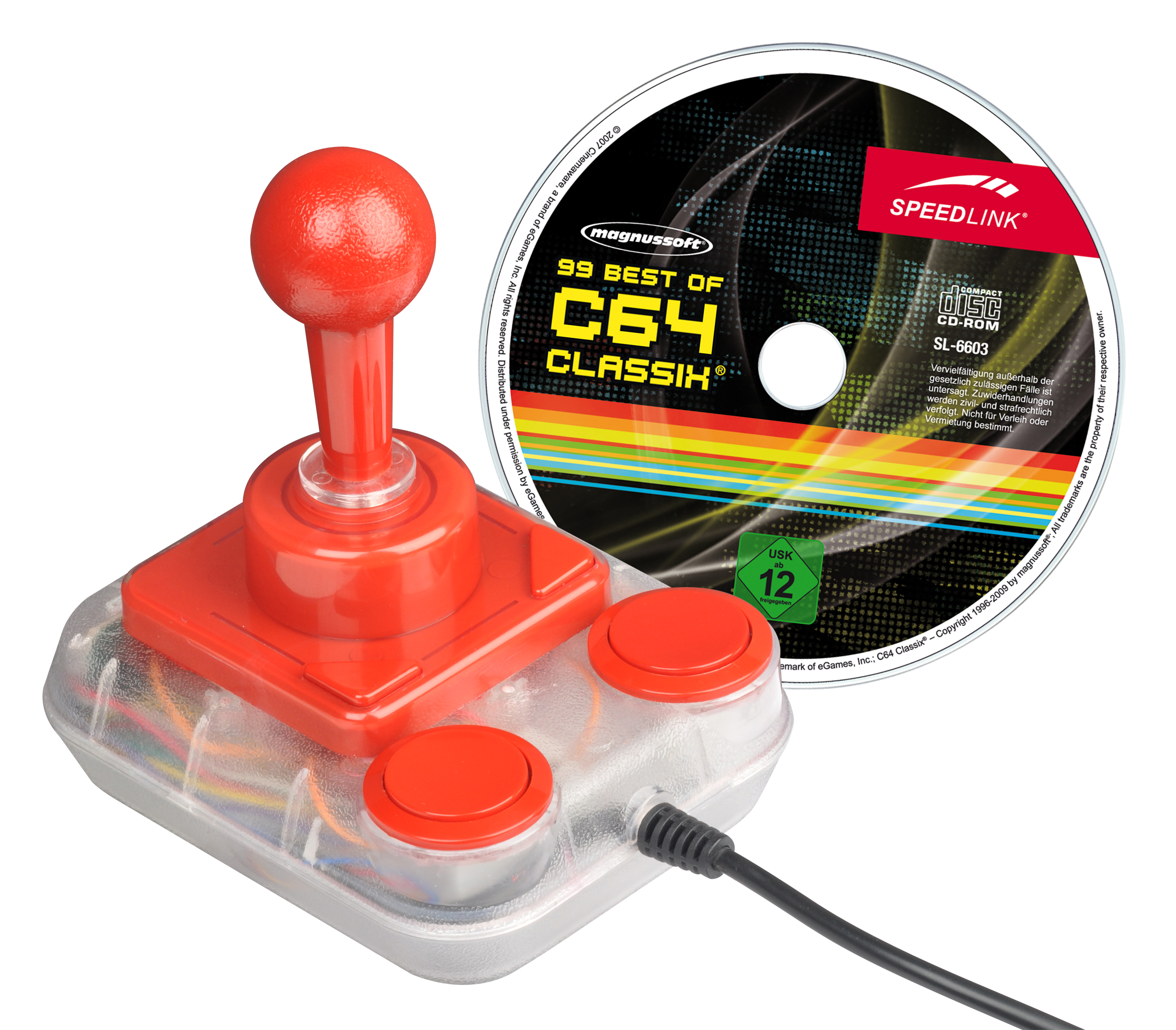 Competition Pro USB Joystick + \'99 Classix®\' Best Jöllenbeck Story C64 Games PresseBox Collection, of GmbH, 