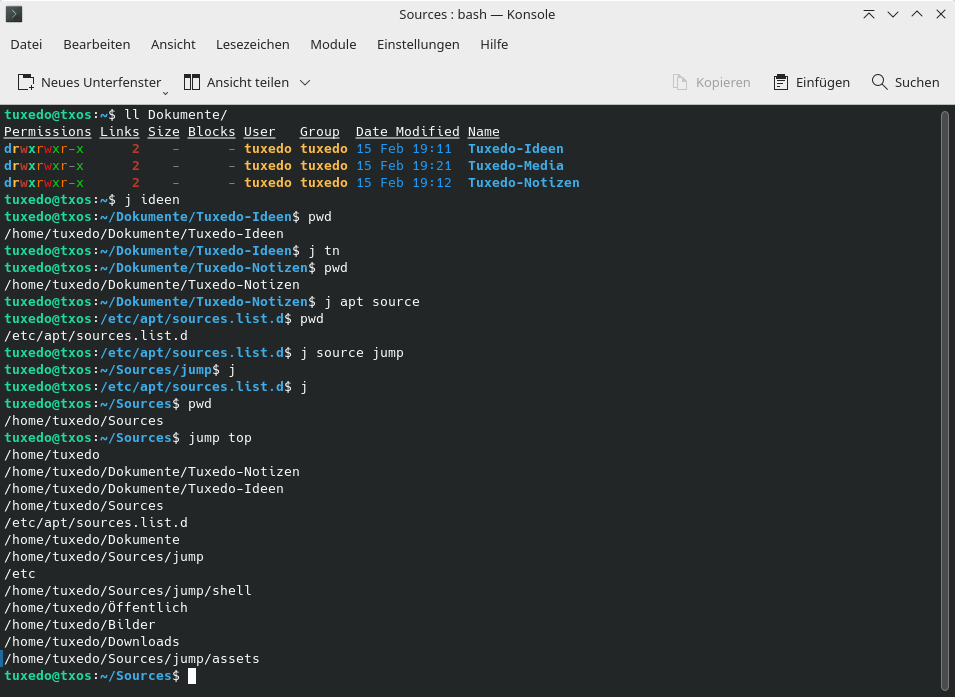 Pimp my Shell: Nützliche Helfer für das Terminal, TUXEDO Computers GmbH ...