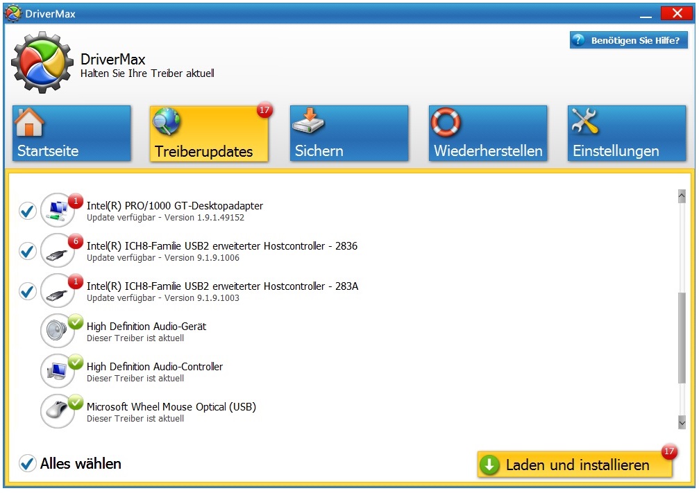 DriverMax: Die Treibersammlung - Nie mehr nach passenden Treibern für ...
