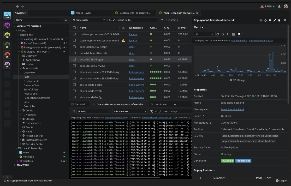 Mirantis stellt mit Lens Prism den ersten integrierten KI-Assistenten ...