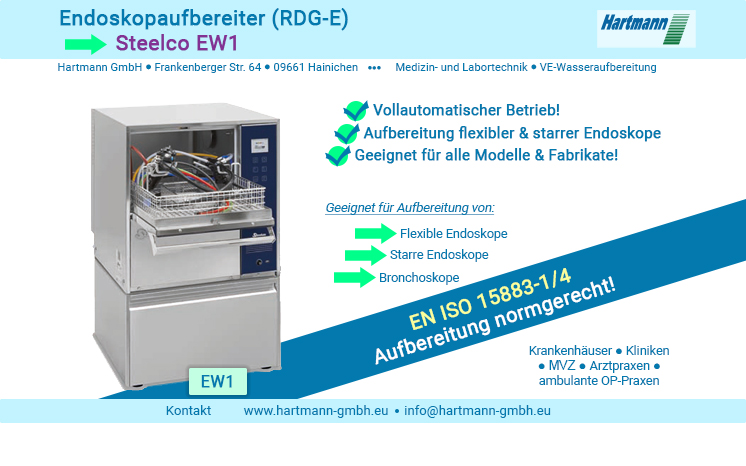 Hohe Wasserqualität Bei Der Aufbereitung Von Medizinprodukten Im ...