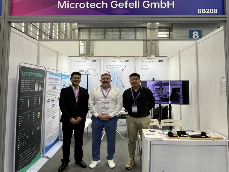 Microtech Gefell at Shenzhen International Sensor Technology Exhibition