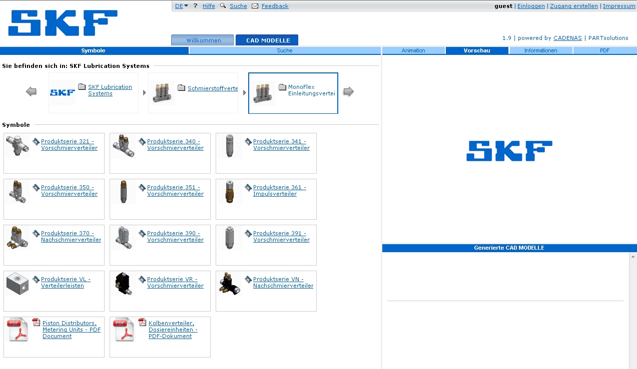 Präsentation der SKF Lubrication Produkte!", CADENAS