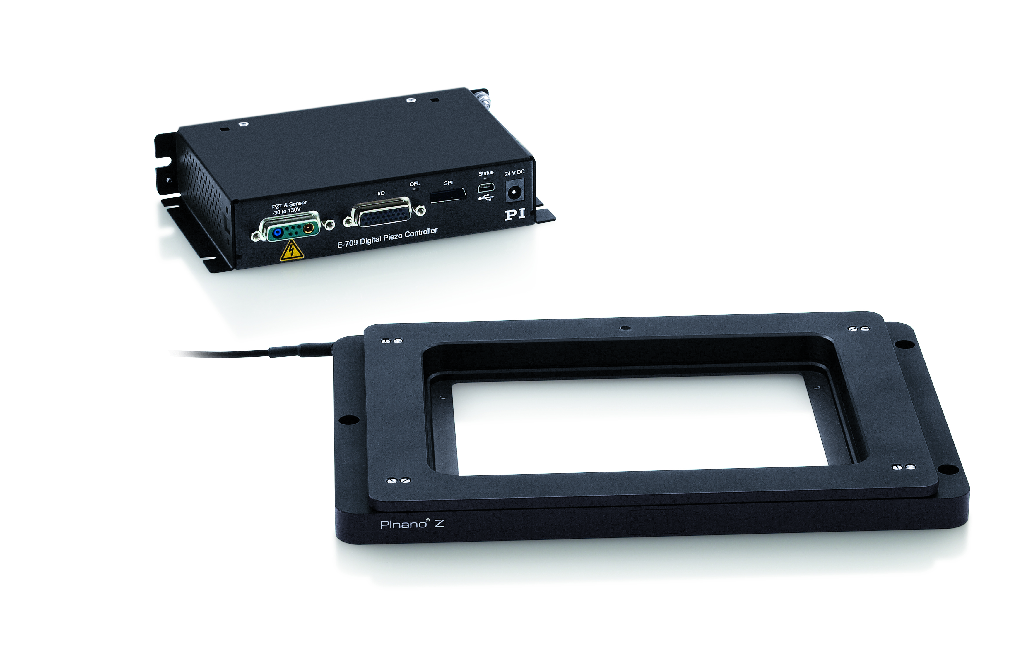 Inverted Scanner New, fast Z axis piezo scanner for inverted microscopes offers large ...