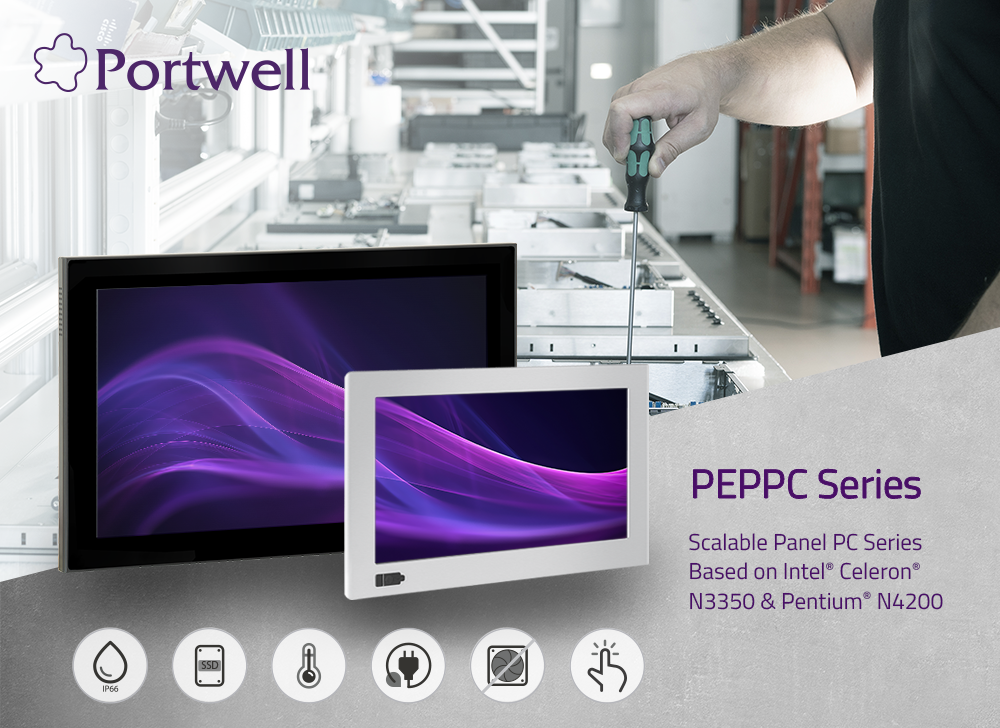 Portwell Launches PEPPC Touch Panel PC Series Based On Intel® Celeron ...