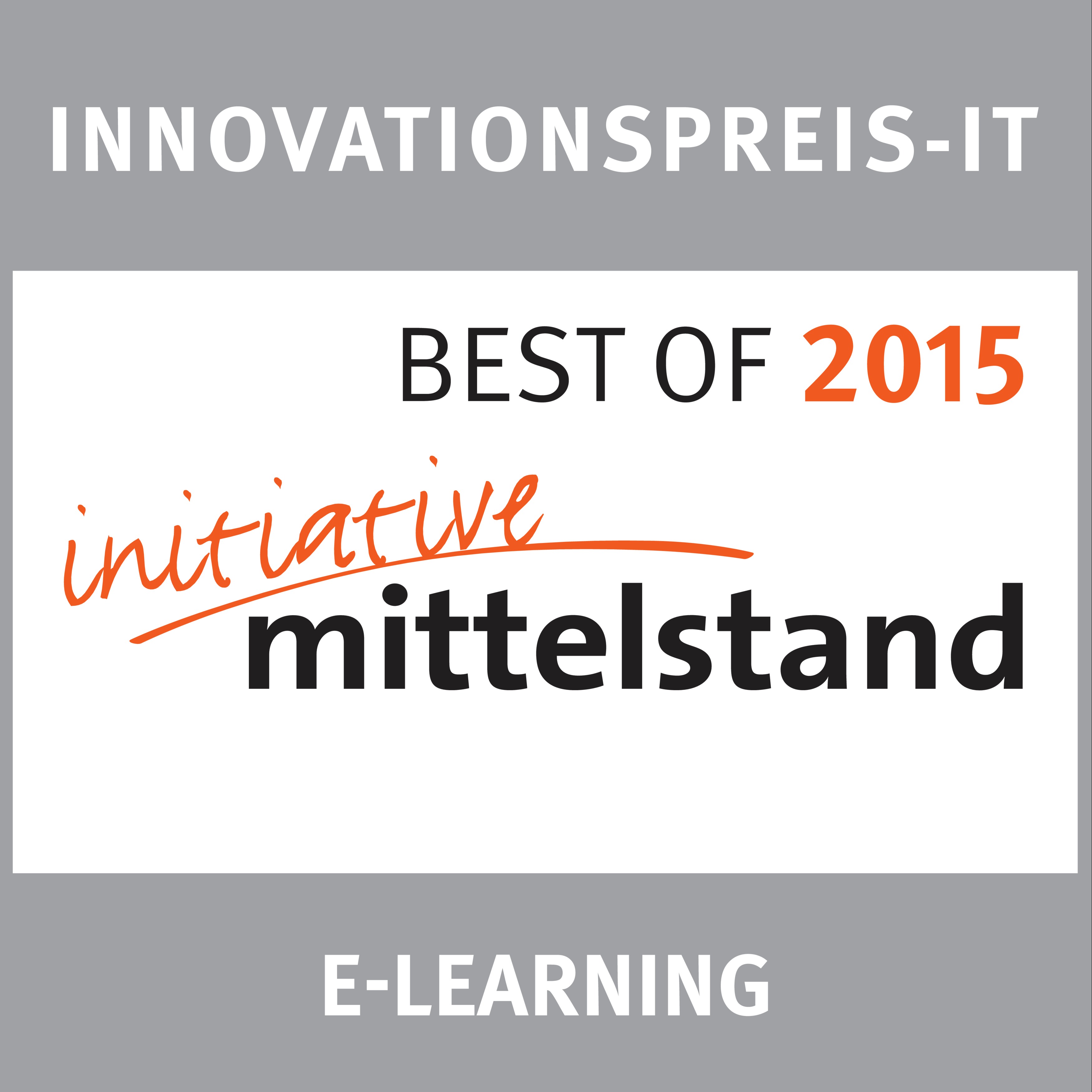 Alfatraining Wird Mit Dem Pr dikat Best Of 2015 Beim Innovationspreis 