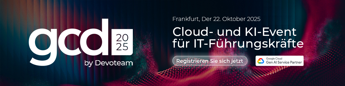 Devoteam und Google Cloud präsentieren den GCD 2025 in Frankfurt ...