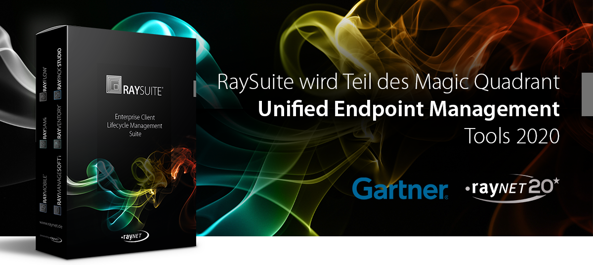 Gartner ehrt RaySuite im Magic Quadrant Unified Endpoint