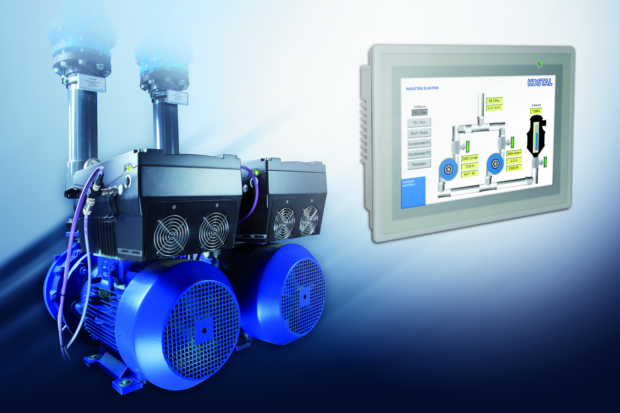 Neue TouchscreenTerminals zur intuitiven Bedienung und Steuerung der AntriebsreglerPlattform