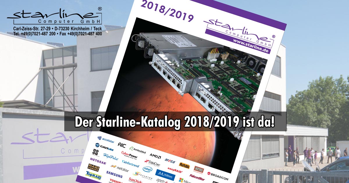 Der neue StorageKatalog 2018/2019 ist da!, Starline Computer GmbH