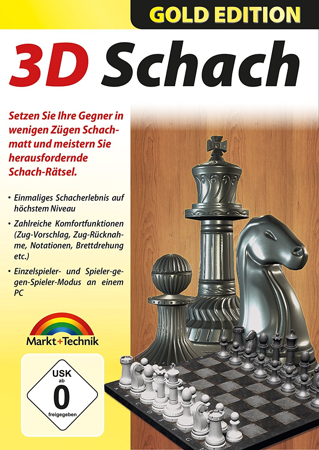 3D Schach Das Spiel der Könige für den PC, Markt+Technik Verlag GmbH, Pressemitteilung