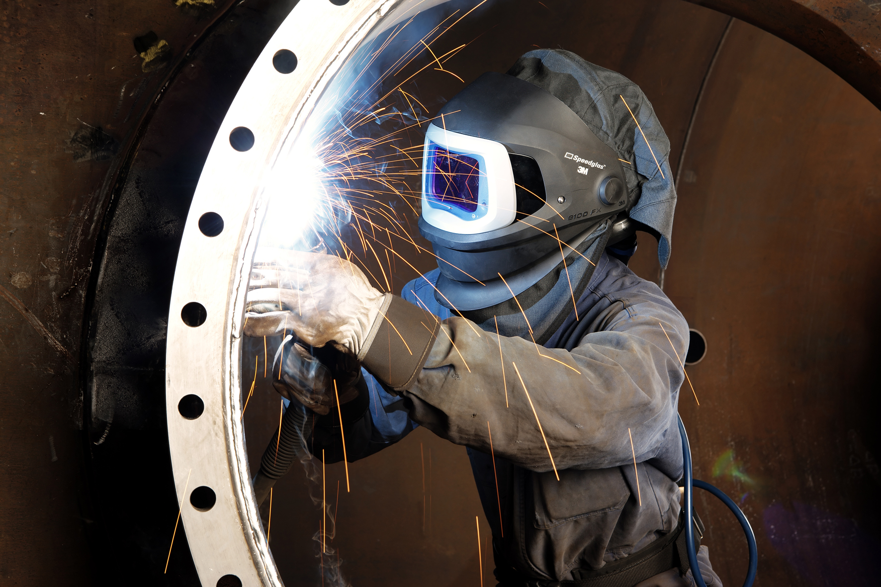 Safer Welding with FlexView and Respiratory Protection, 3M Deutschland