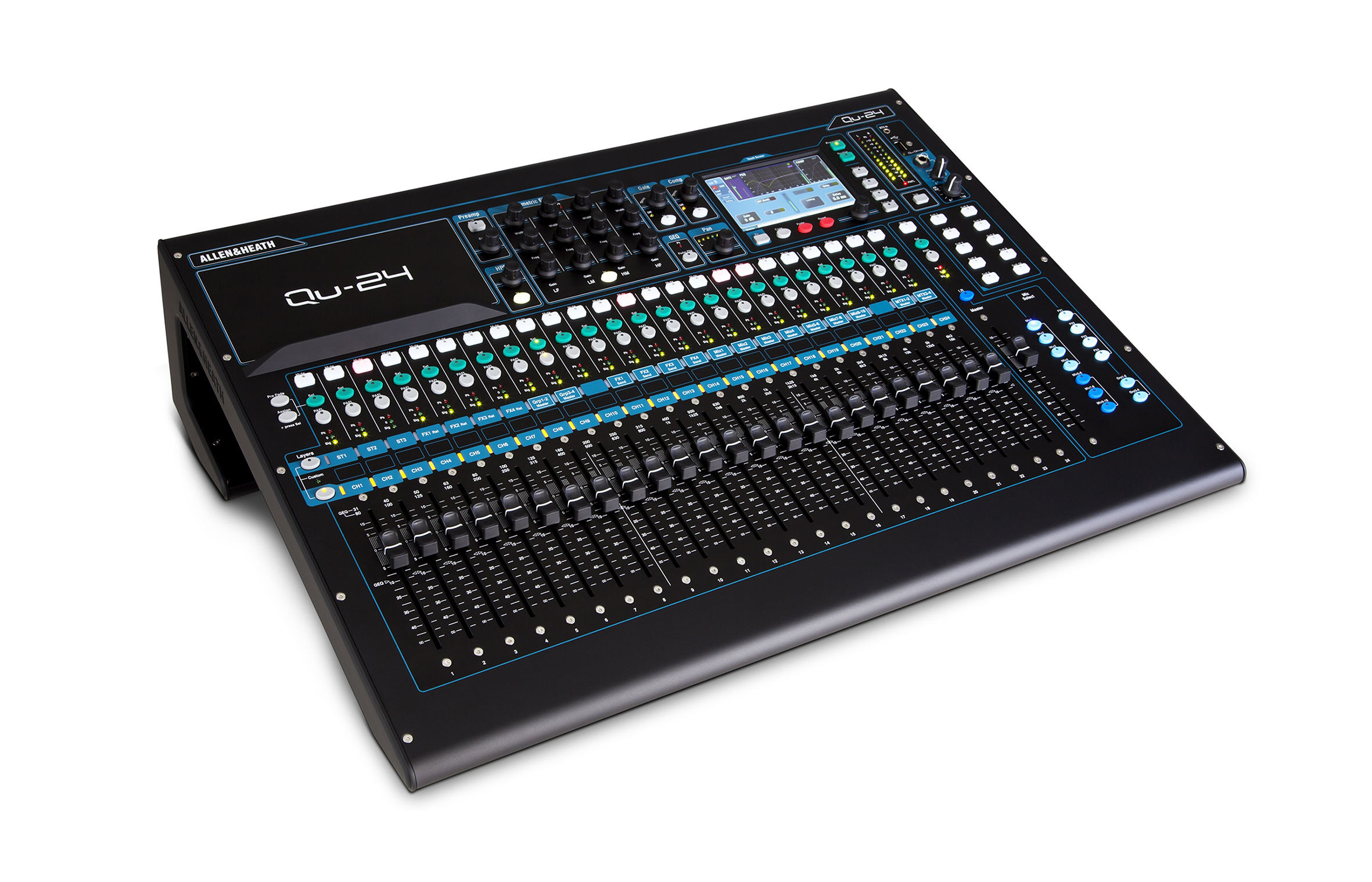 Qu-24 - ALLEN&HEATH erweitert die Palette kompakter Digitalmischpulte ...