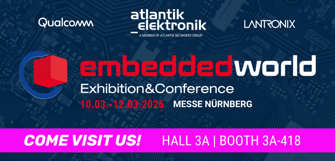 Besuchen Sie uns auf der embedded world 2026 in Nürnberg (10.-12. März ...