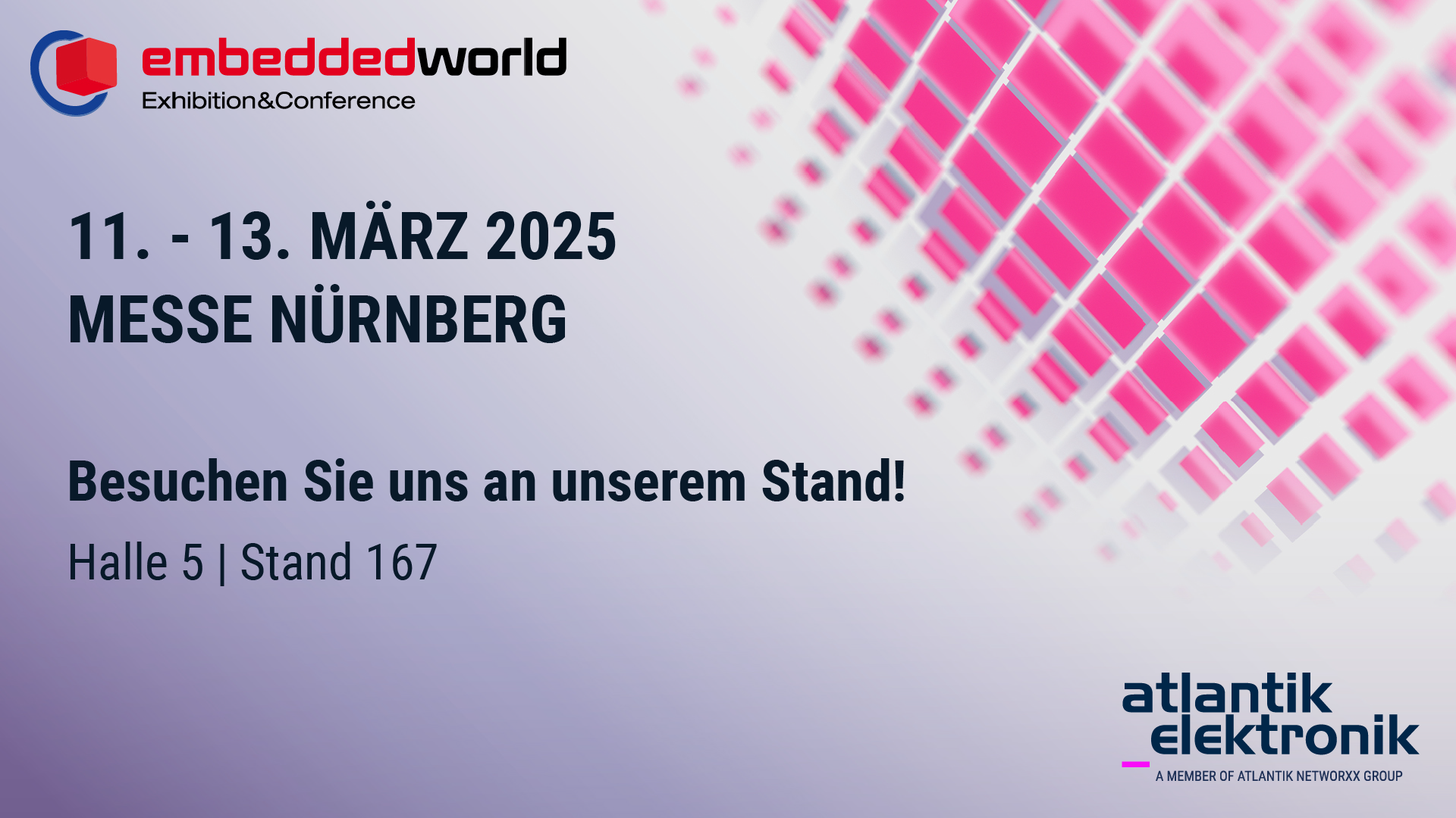 Atlantik Elektronik GmbH auf der embedded world 2025, Atlantik ...