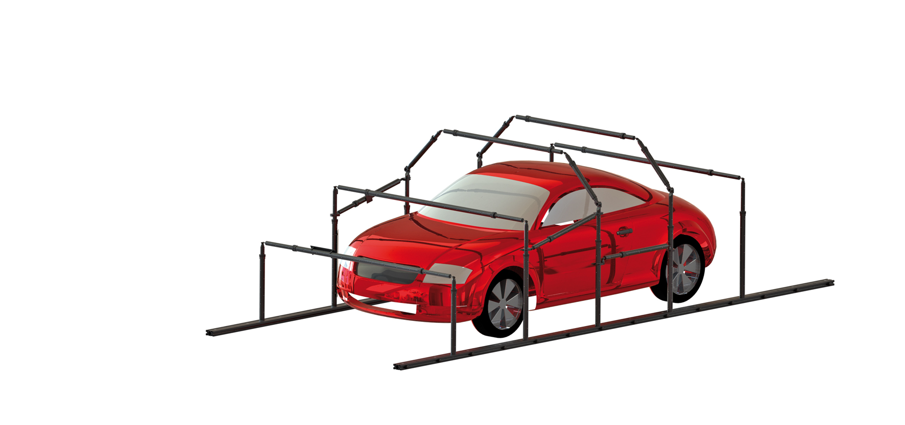 Target frame for photogrammetry measuring systems, Witte Barskamp KG