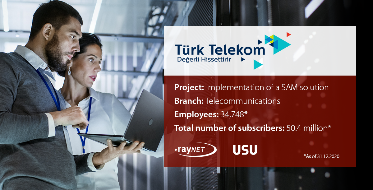 Türk Telekom implements Raynet and GmbH, for successful Raynet technology Story USU - Software Management, PresseBox Asset
