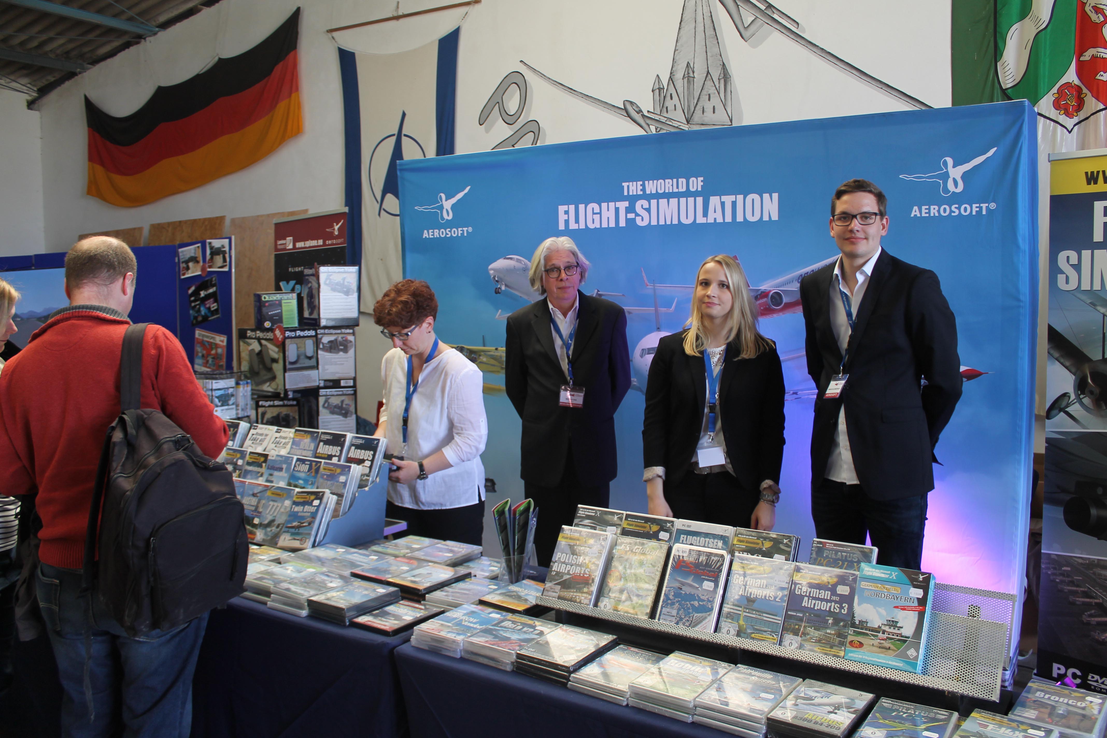Successful conference debut at Haxterberg Airfield, Aerosoft GmbH
