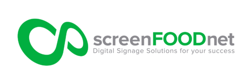 Logo der Firma screenFOODnet Digital Signage Retail Services AG