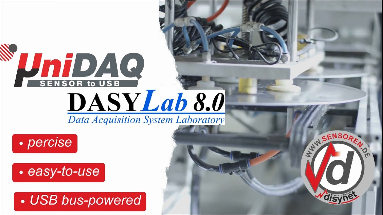 Einfache Handhabung unseres µUniDAQ Messdatenerfassungssystems!