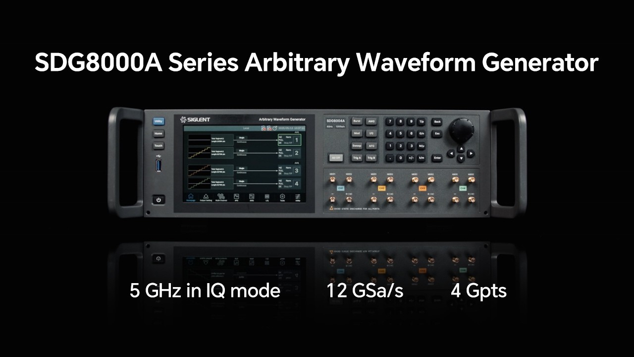 SIGLENT Introduces the New High-Performance AWG for RF and Arbitrary Signal Generation