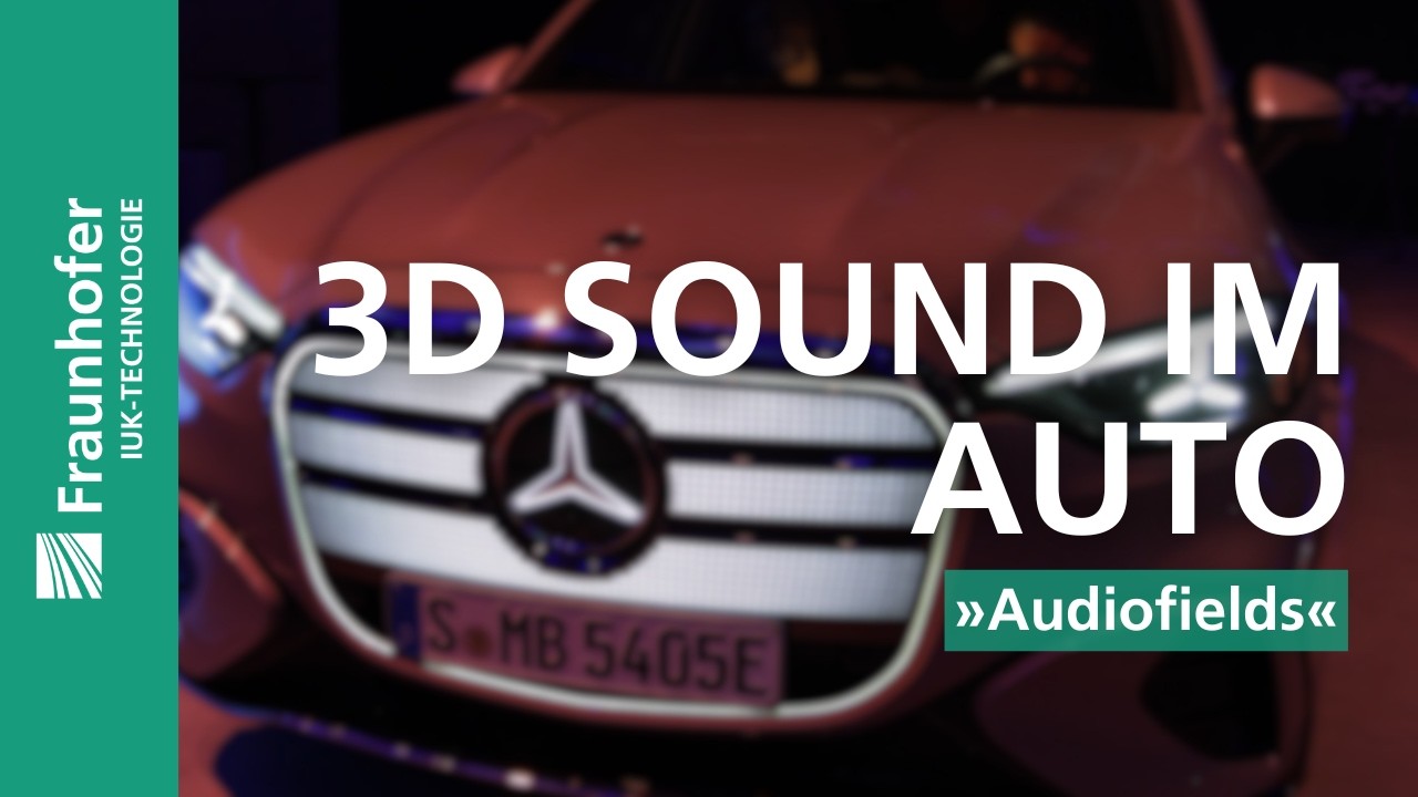 Audiofields: Wie Fraunhofer das Klangerlebnis im Auto neu erfindet