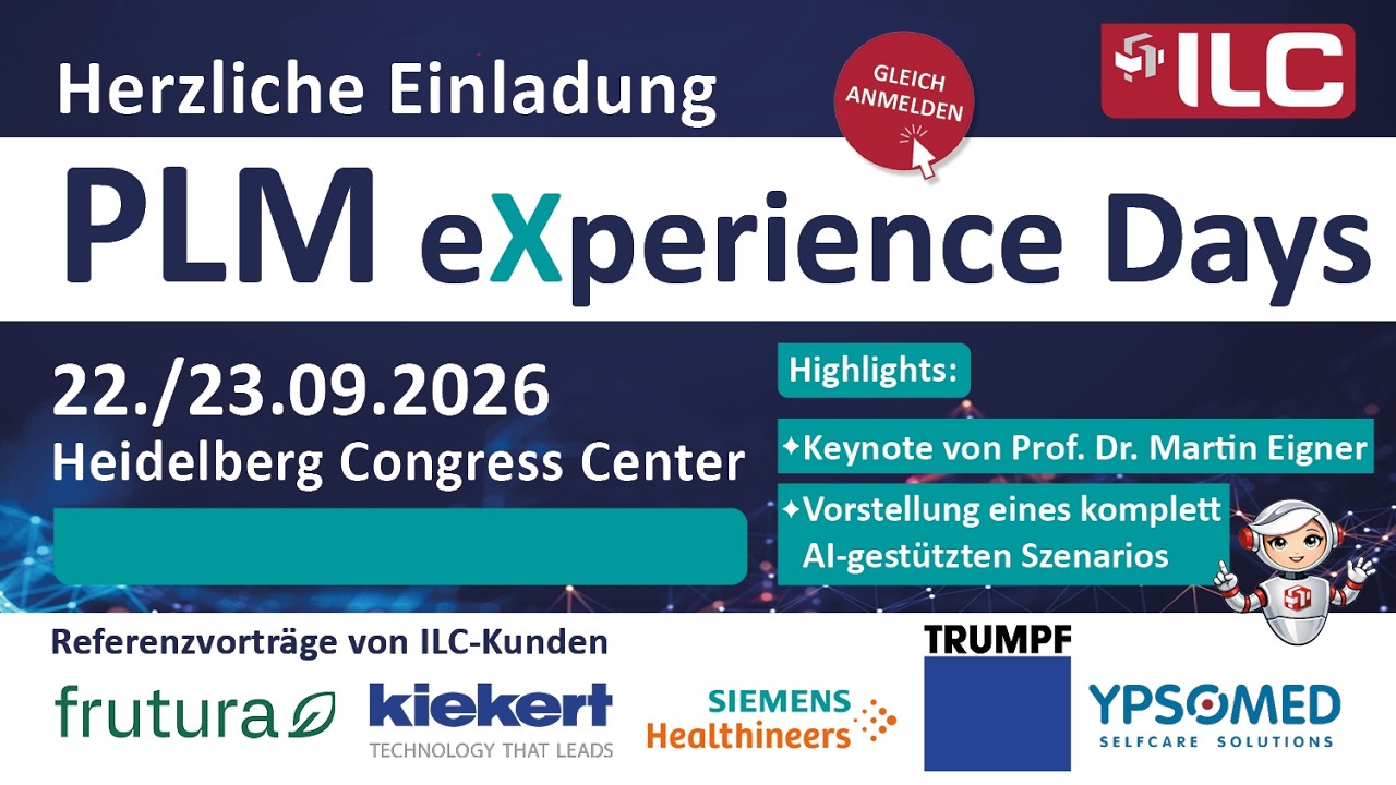 PLM eXperience Days 2026 – Customer eXperiences und PLM-Trends live in Heidelberg erleben