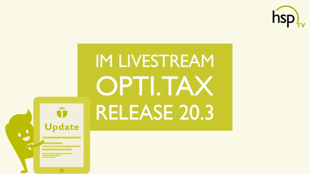 Opti.Tax Release 20.3 – Neues zu IKS, Live-Chart, BAFA und mehr