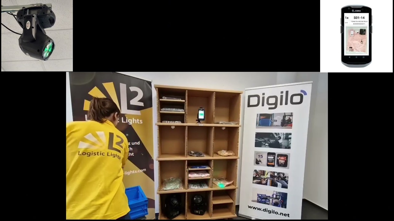 Digipick® from Digilo with Logistic Lights