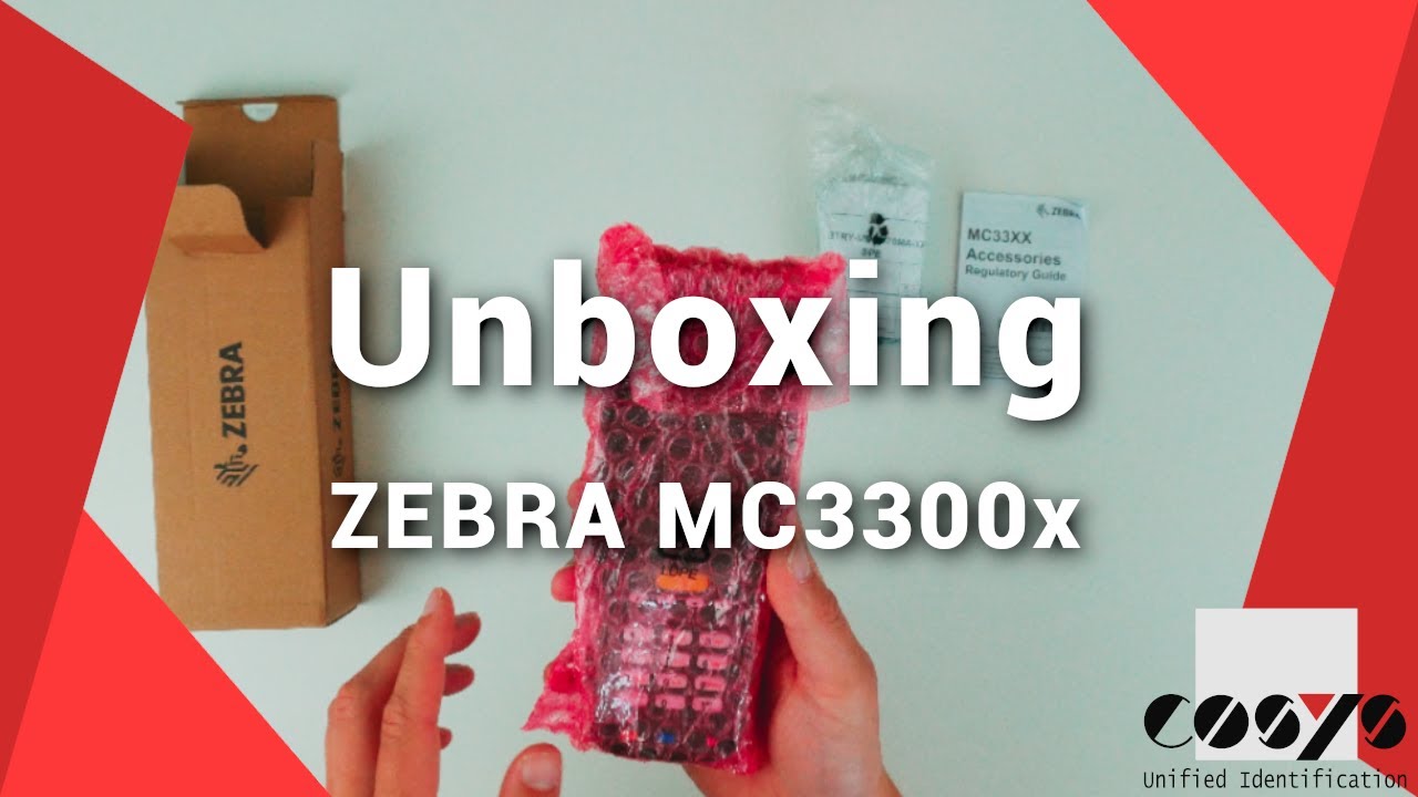 Zebra MC3300 Unboxing