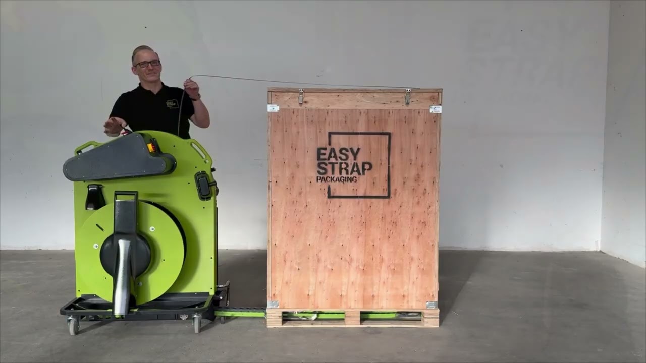 Rückenschonende und einfache Umreifung mit EasyStrap