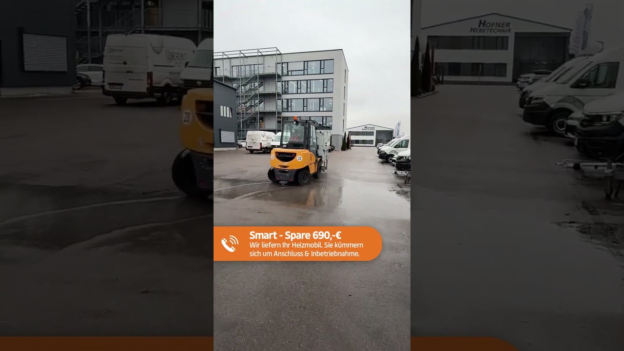 Anmietung eines Heizmobils mit 60 kW - jetzt Service-Level wählen und sparen