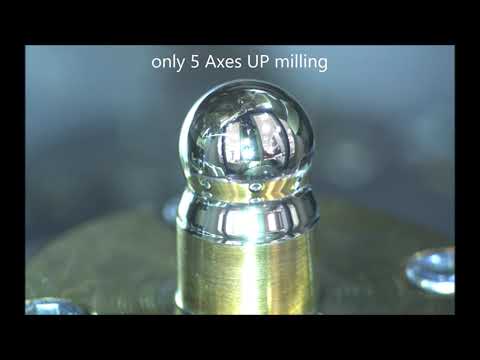 ultra precision 5 axes milling (sphere)