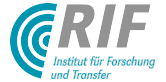 Logo der Firma RIF e.V. Institut für Forschung und Transfer