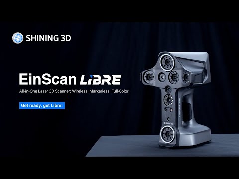 All-in-One Laser 3D Scanner: Wireless, Markerless, Full-Color