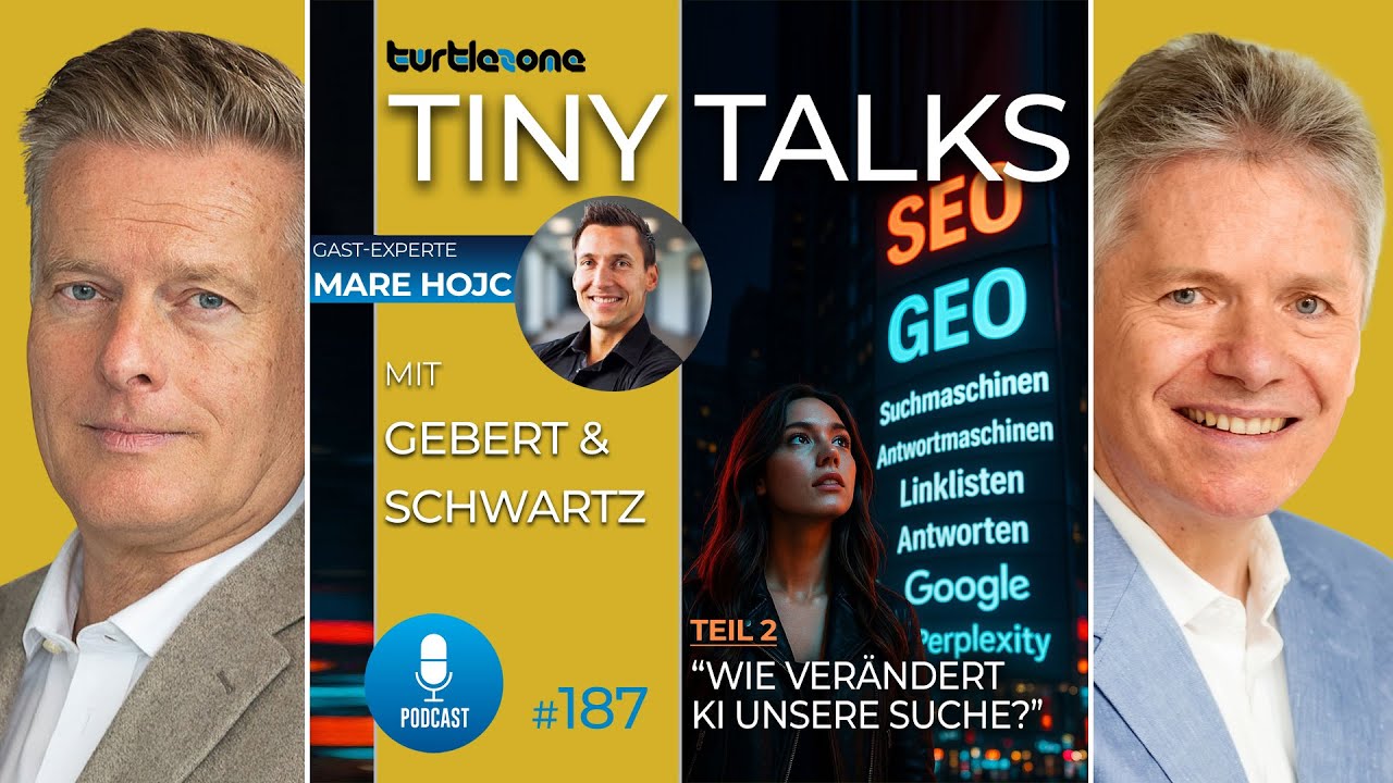 Turtlezone Tiny Talks - Wie verändert KI unsere Suche? Teil 2.