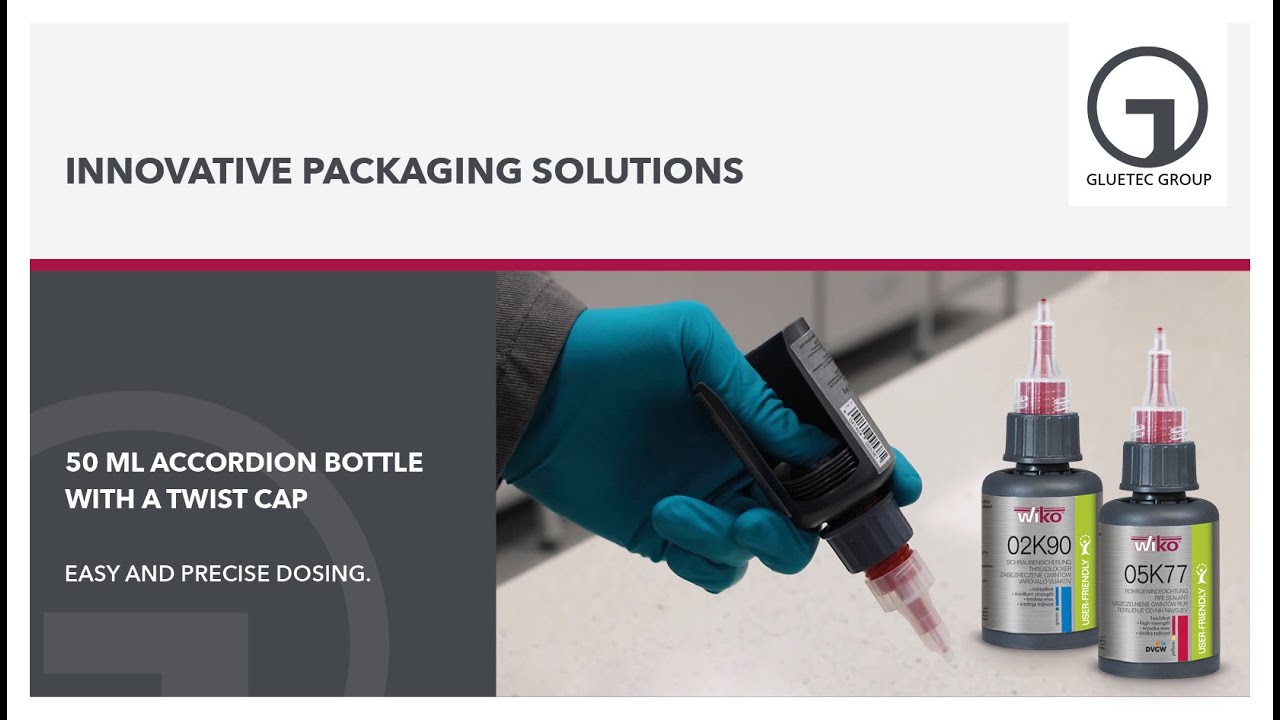 INNOVATIVE PACKAGING SOLUTIONS: ACCORDION BOTTLE | GLUETEC