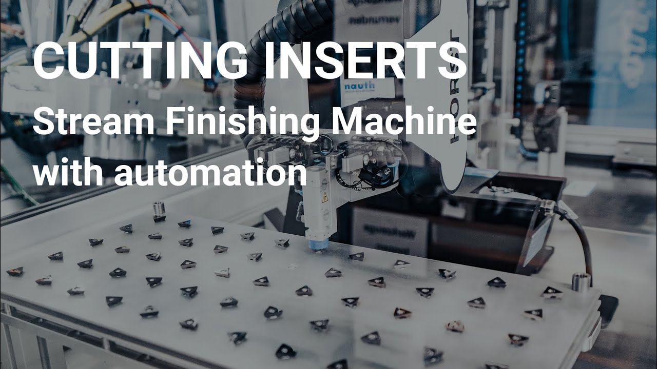 Stream Finishing - Cutting inserts automation