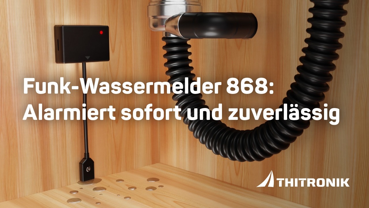 Unser neuer Funk-Wassermelder 868