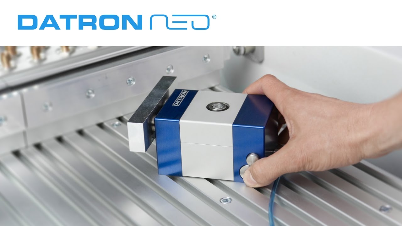 DATRON neo Tutorial - Setting up the short-stroke clamping element