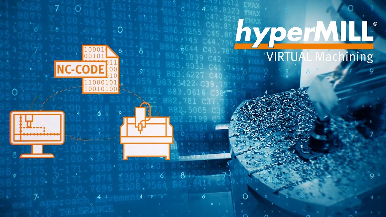 Video: hyperMILL® VIRTUALMachining – NC-Code generieren, optimieren undsimulieren, alles in einem System