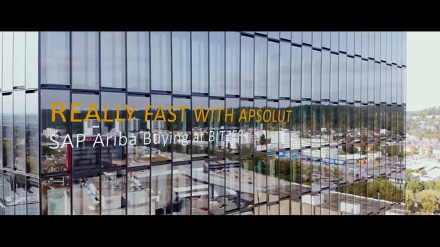 Really fast with apsolut - SAP Ariba Buying at BITZER