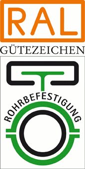 Logo der Firma RAL Gütegemeinschaft Rohrbefestigung e.V.